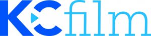 KCfilm logo in Blue Color and Large Size