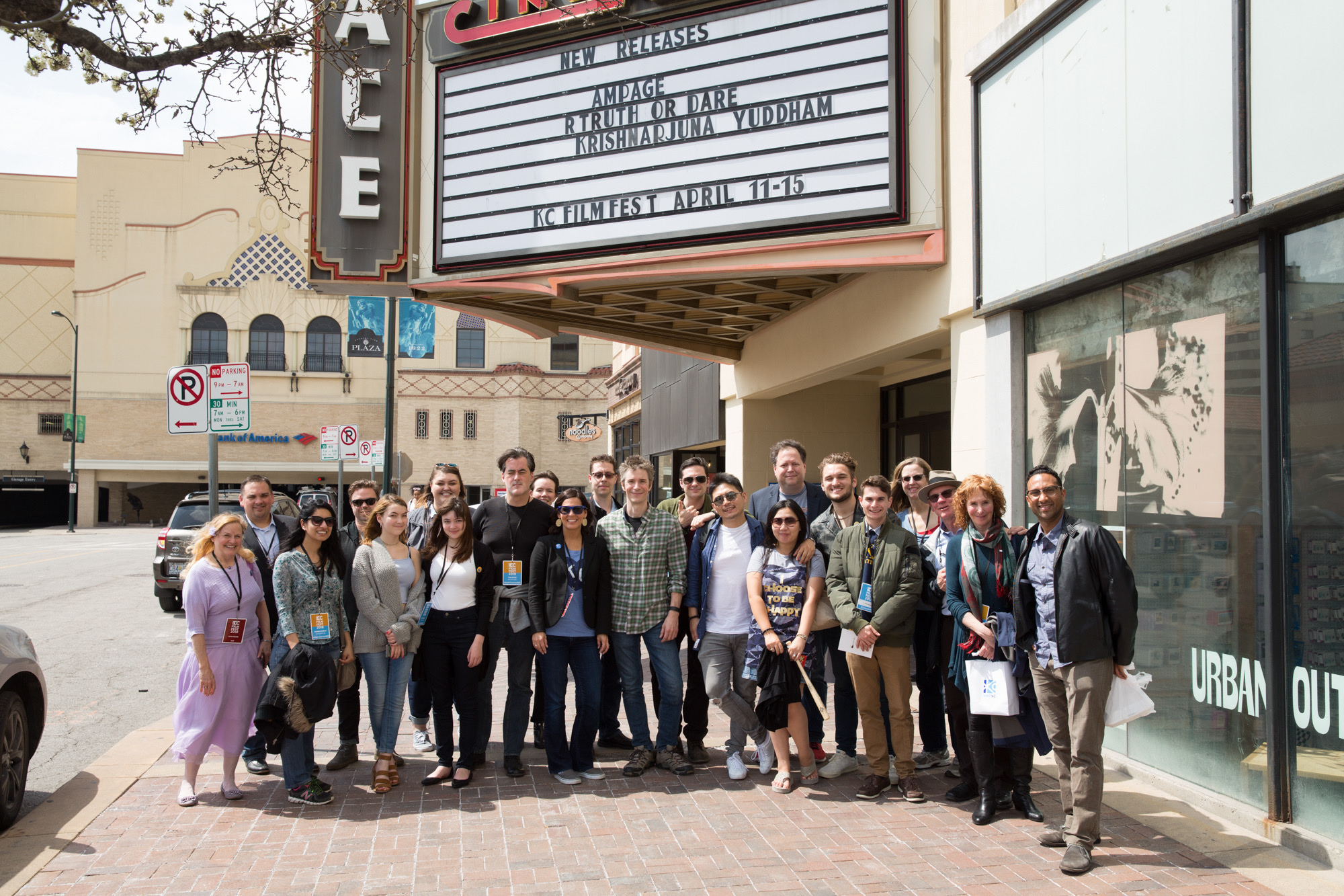 A Group of People for a Filmmaker Tour