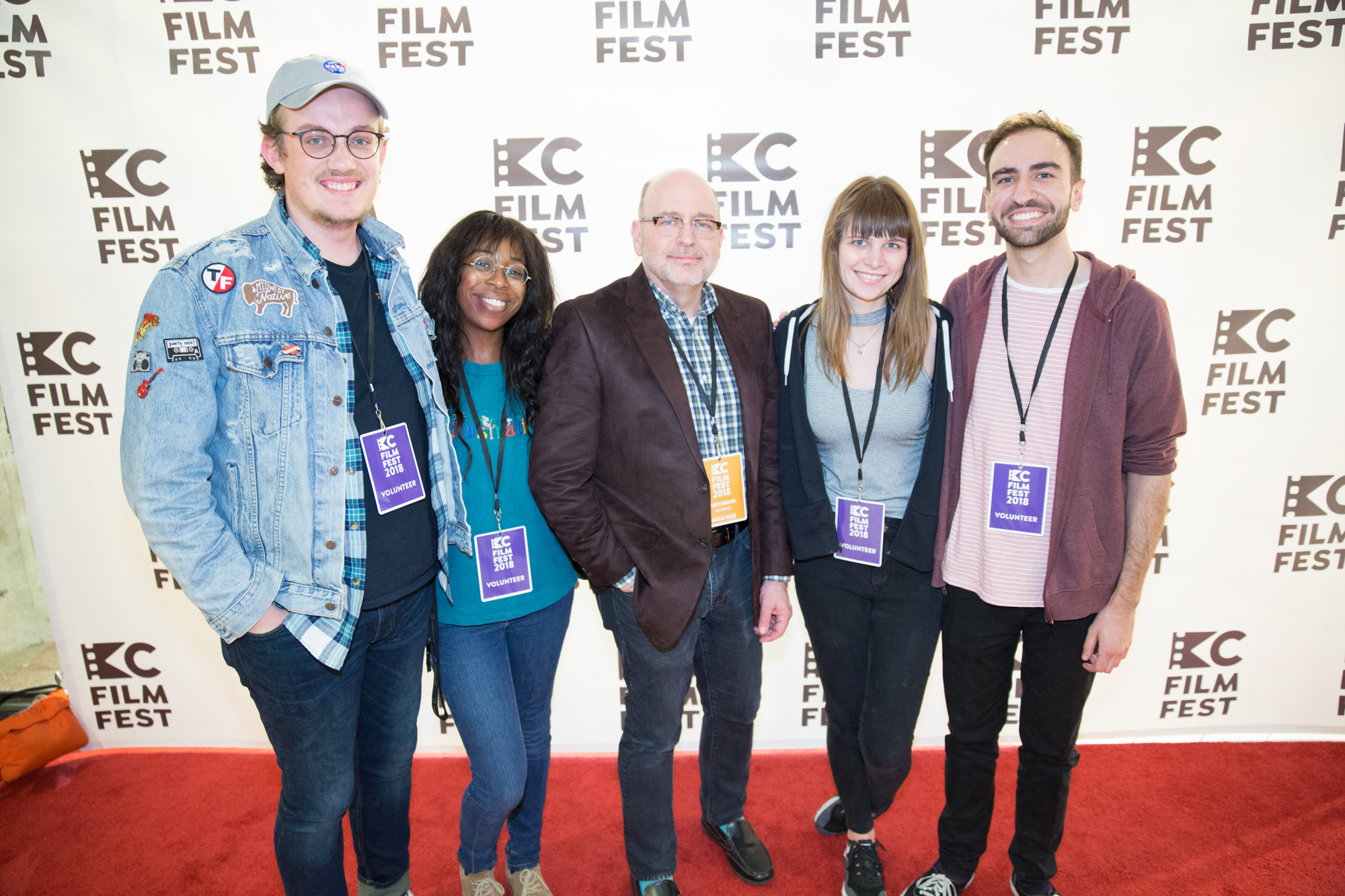 a group of Volunteers at KC Film Fest