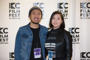 a boy and a girl attending the KC Film Fest