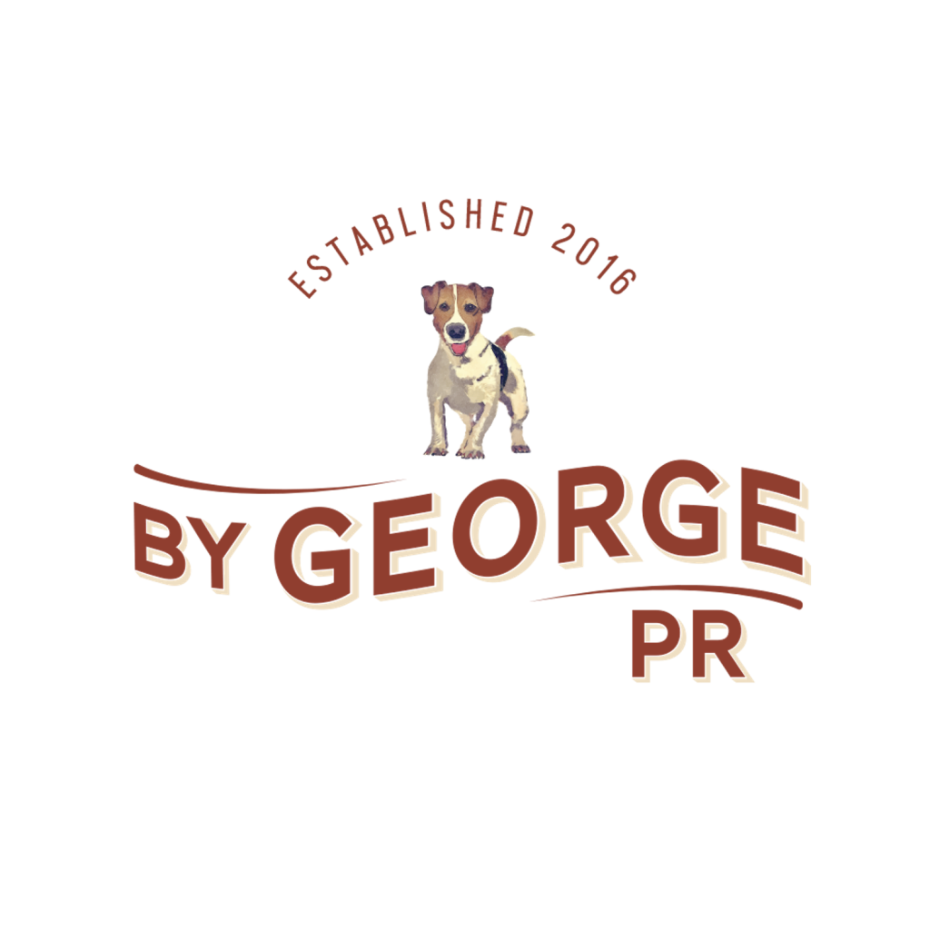 BY GEORGE PR Logo in Large Size