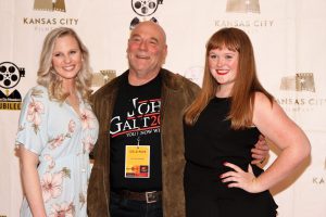 a man and two women at the KC Film Fest