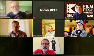 Seven people in a video call for KCFF entries