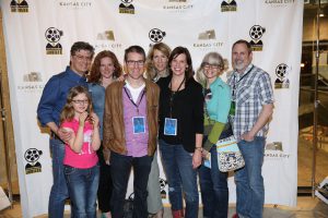 Group of eight people at the KC Film Fest