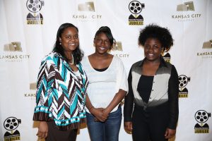 three women at the KC Film Fest