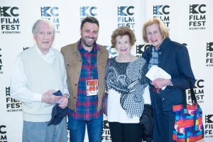 three elderly people and a man at KC Film Fest