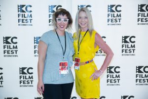 two women posing at The KC Film Fest