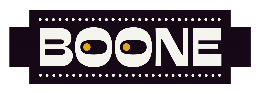 BOONE THEATER Logo Black and White