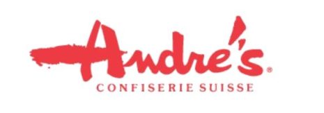 Andres Confiserie Suisse Logo in Red Color